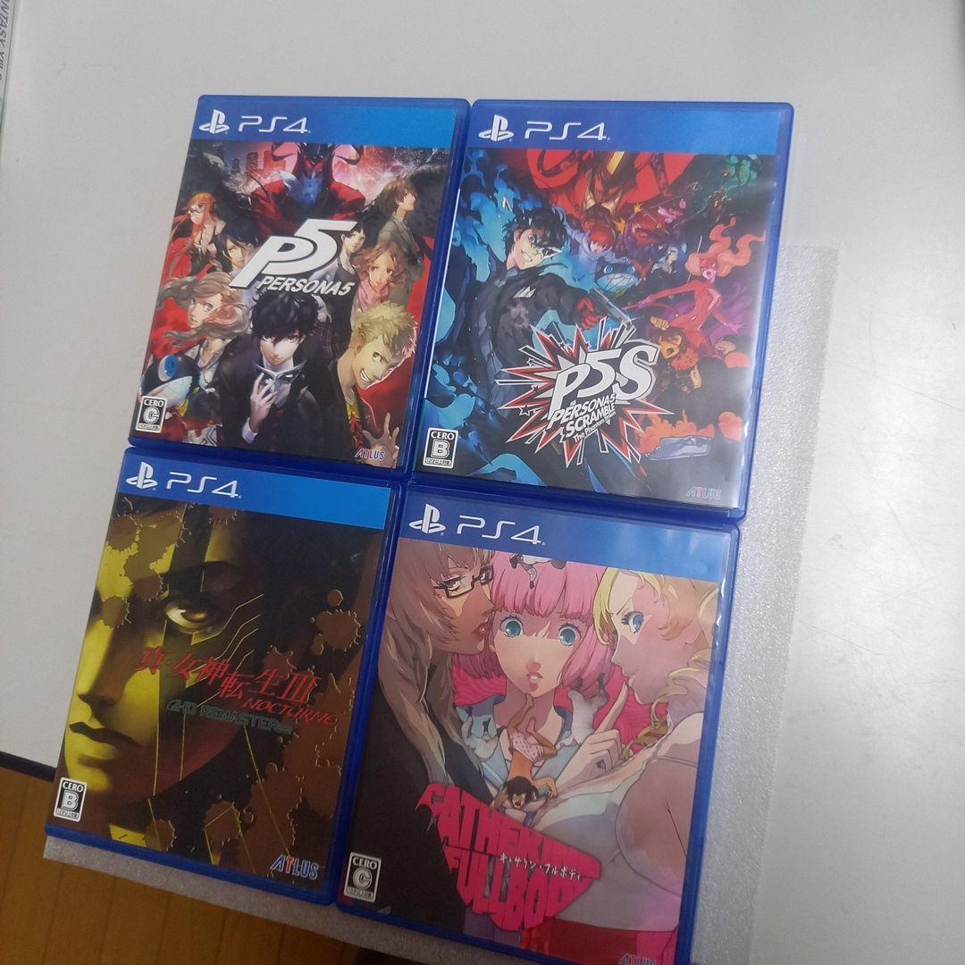 PS4　アトラス　ソフト4本セット
