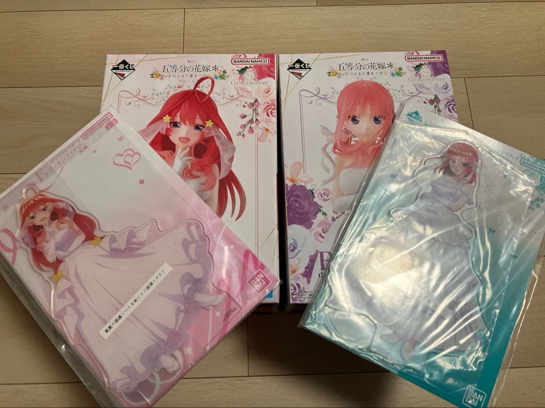 一番くじ 五等分の花嫁 二乃 五月 フィギュア アクリルスタンドBANDAI