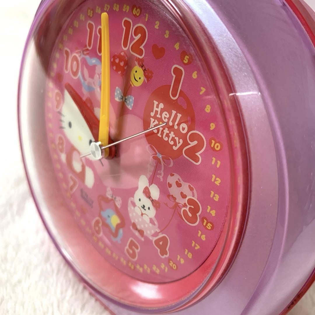 時間合ってます！レア！レトロ！ハローキティ目覚まし時計 時間合ってます！レア！レトロ！ハローキティ目覚まし時計