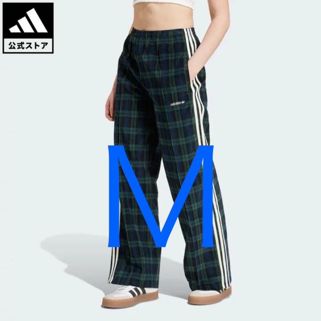 新品　adidas originals コーデュロイタータンワイドレッグパンツ
