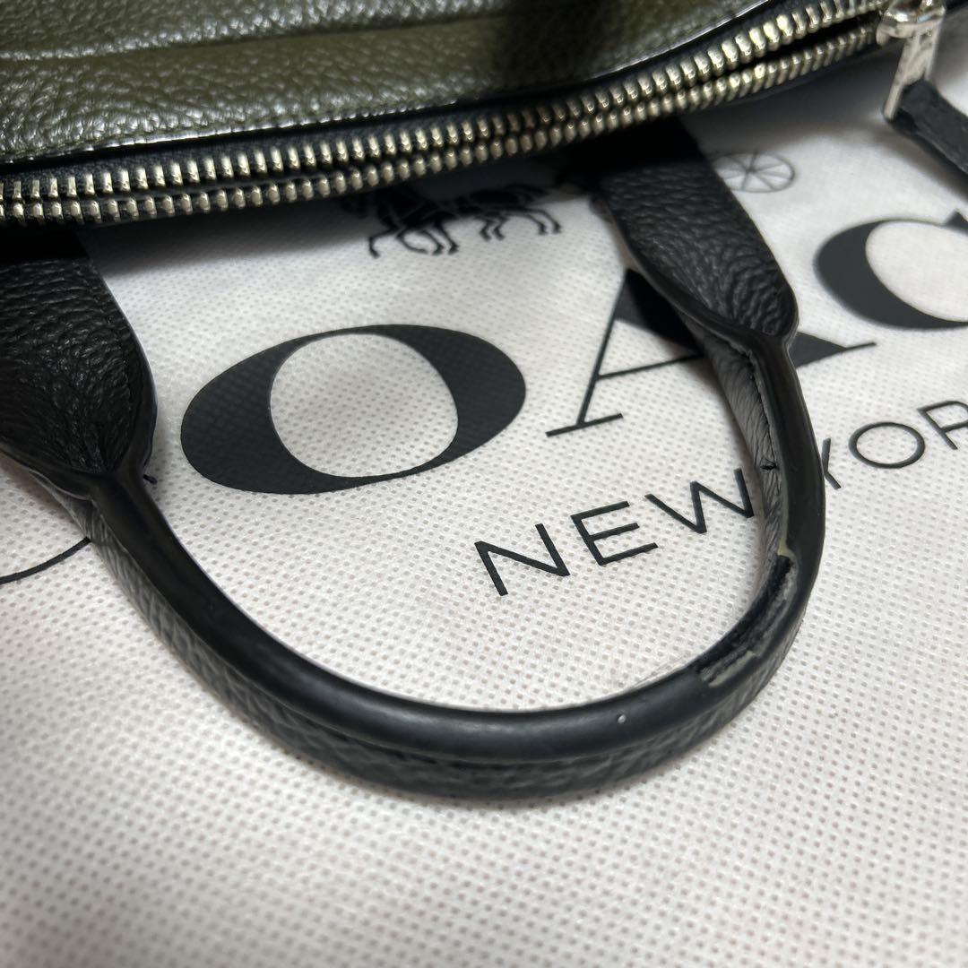 COACH オリーブグリーン ビジネスバッグ