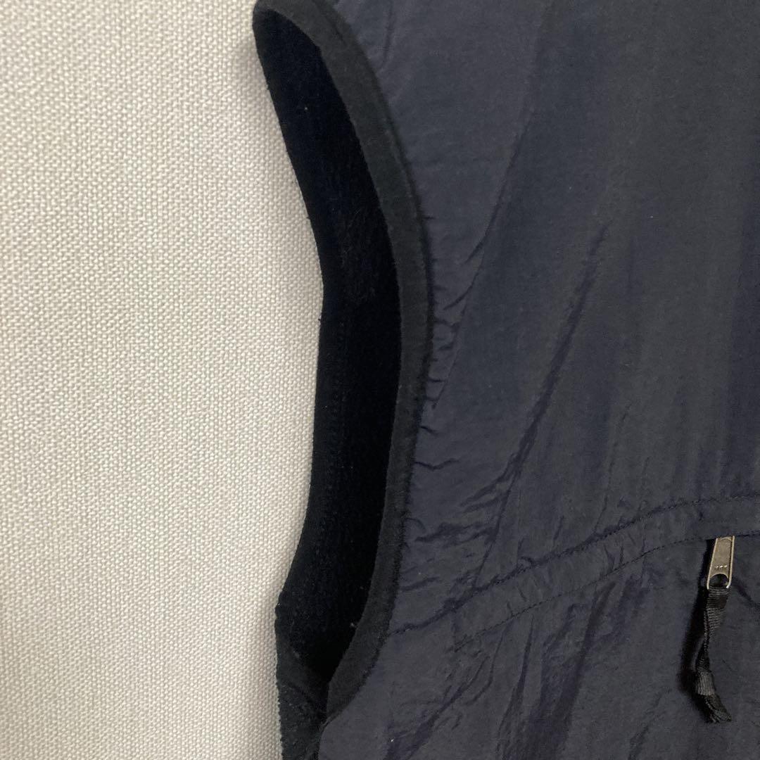 希少 美品 90s ノースフェイス M デナリ ベスト ブラック 黒