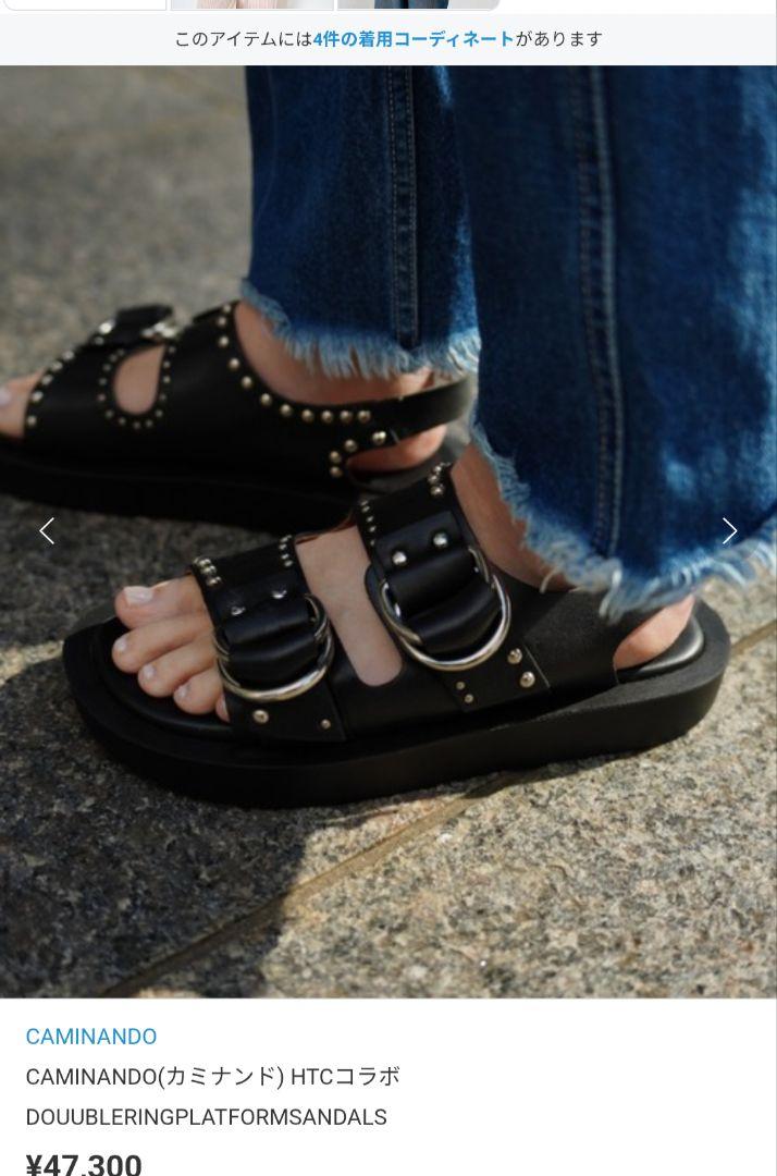 カミナンドエイチティーシー　DOUBLE STRAP SANDAL 38
