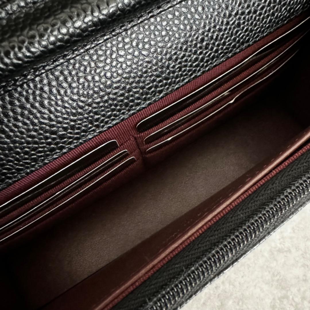 CHANEL チェーンウォレット 保護 プロテクター キャビアスキン　3点 CHANEL チェーンウォレット 保護 プロテクター キャビアスキン