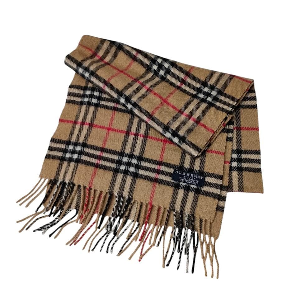Burberry LONDON バーバリー ノバチェック カシミヤ マフラーBURBERRY LONDON