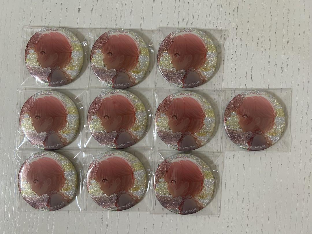 プロセカ 暁山瑞希 グリッター缶バッジ 37C キャラクターグッズ