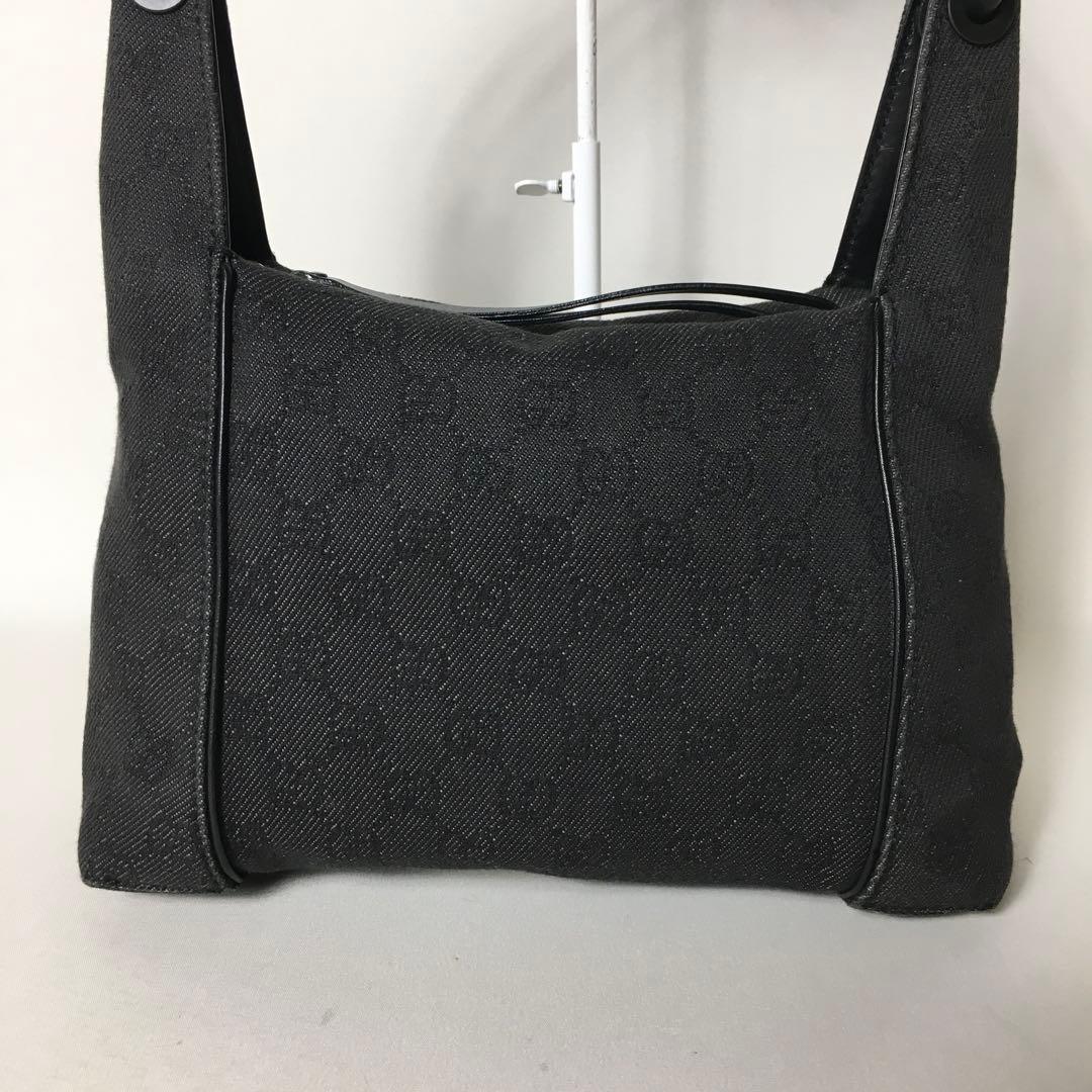 2508-264｜美品｜グッチ GGキャンバス ハンドバッグ ブラック
