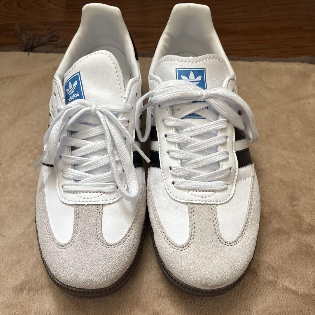 27.5cm】adidas Samba OG White