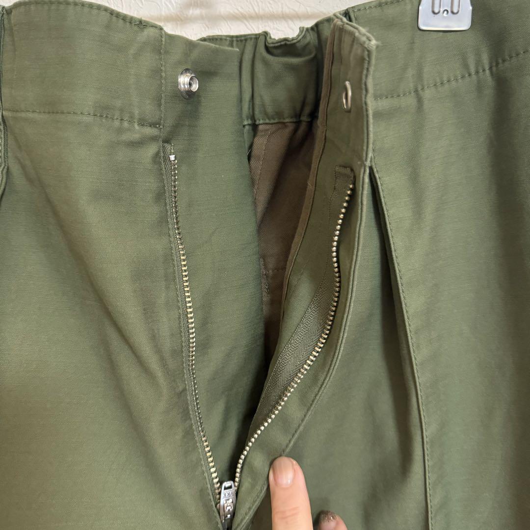 Spick and Span スピック&スパン　バックサテンイージーカーゴパンツ