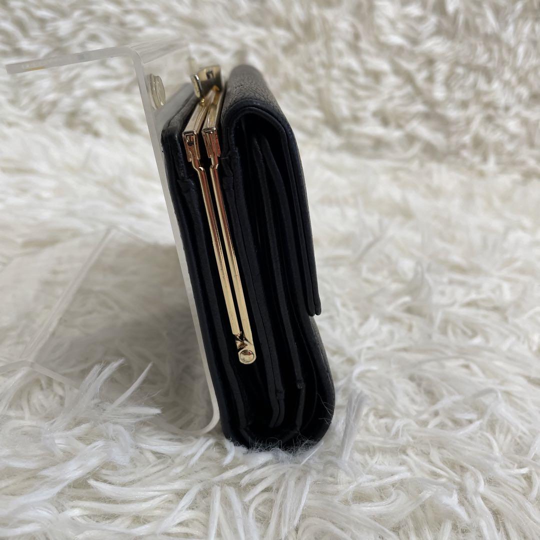 【美品】ヴィヴィアンウエストウッド ガマ口 三つ折り 財布 ブルーオーブ エマ