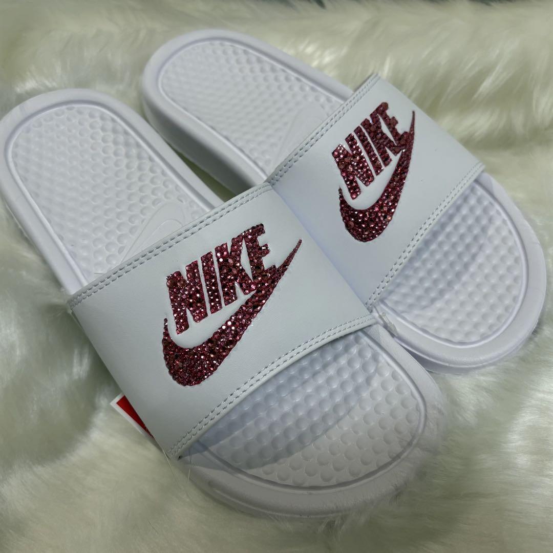 NIKE ナイキ ベナッシ ホワイト デコ サンダル