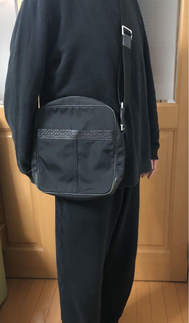 未使用 コーチ COACH ショルダーバッグ ダークブルー