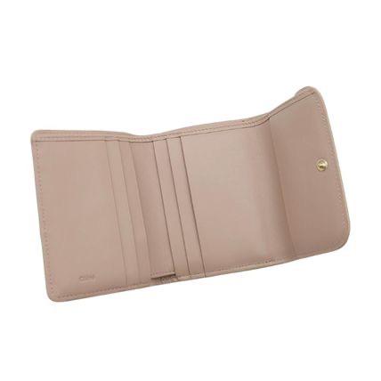 新品未使用】Chloe クロエMoona スモール 三つ折り財布 Pink