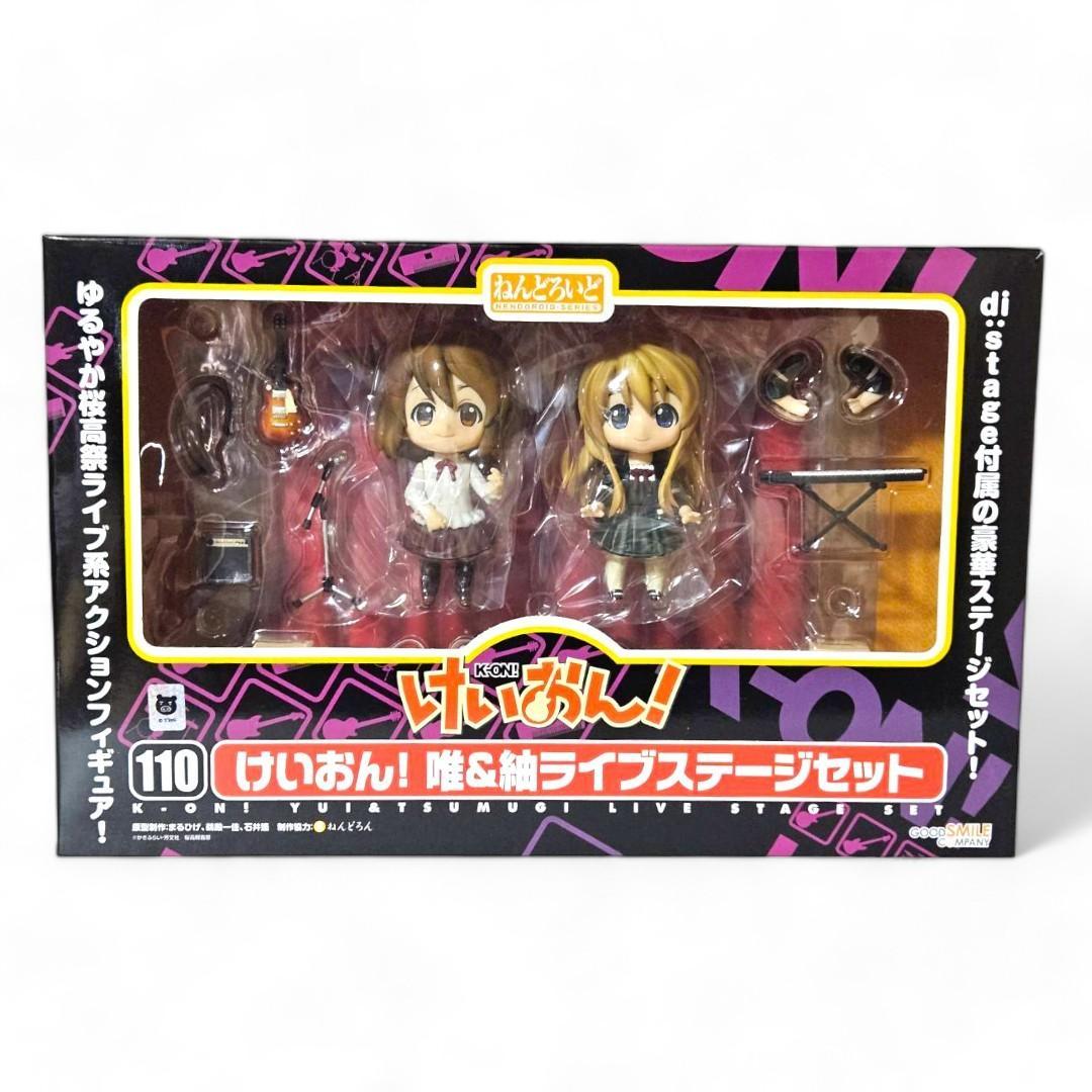 未開封】 ねんどろいど けいおん！唯＆紬 澪＆律 ライブステージ