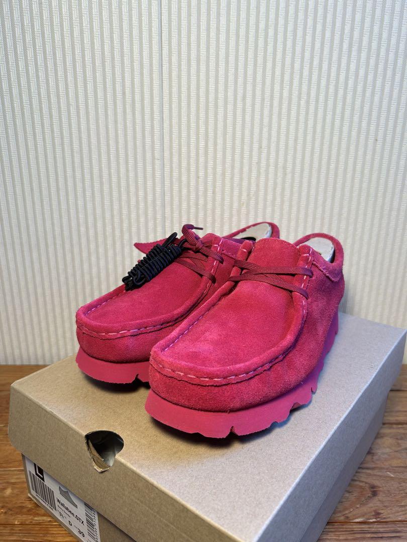 ✨完売　Clarks Wallabee.GTX Berry Suede