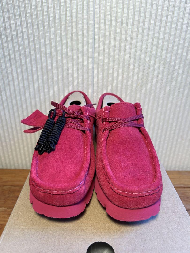 ✨完売　Clarks Wallabee.GTX Berry Suede