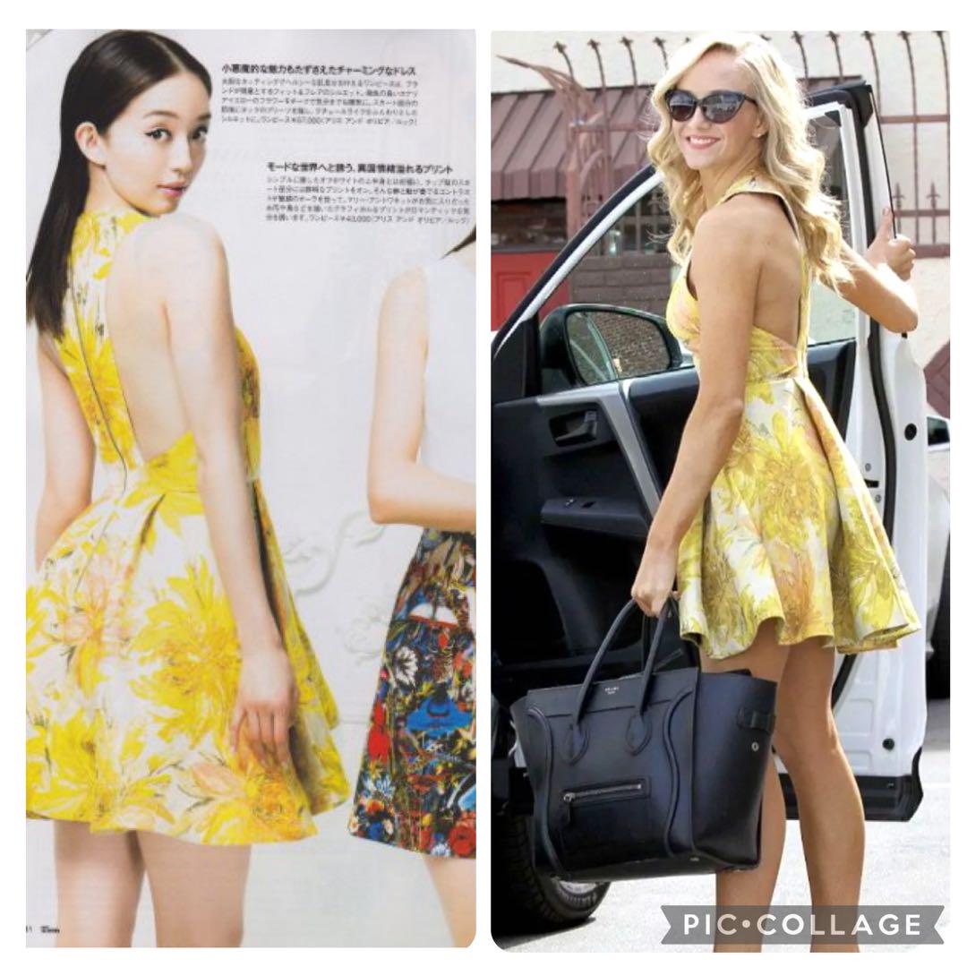 alice + olivia フローラルミニワンピース ALICE+OLIVIA アリスアンドオリビア フローラルミニワンピース