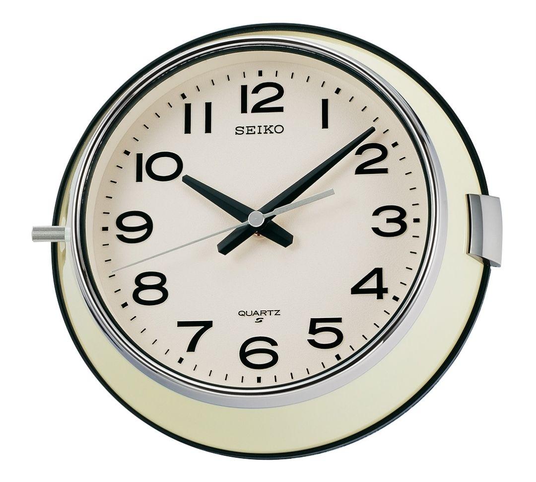 SEIKO クォーツ掛時計 KX816W　KS474 ホワイト