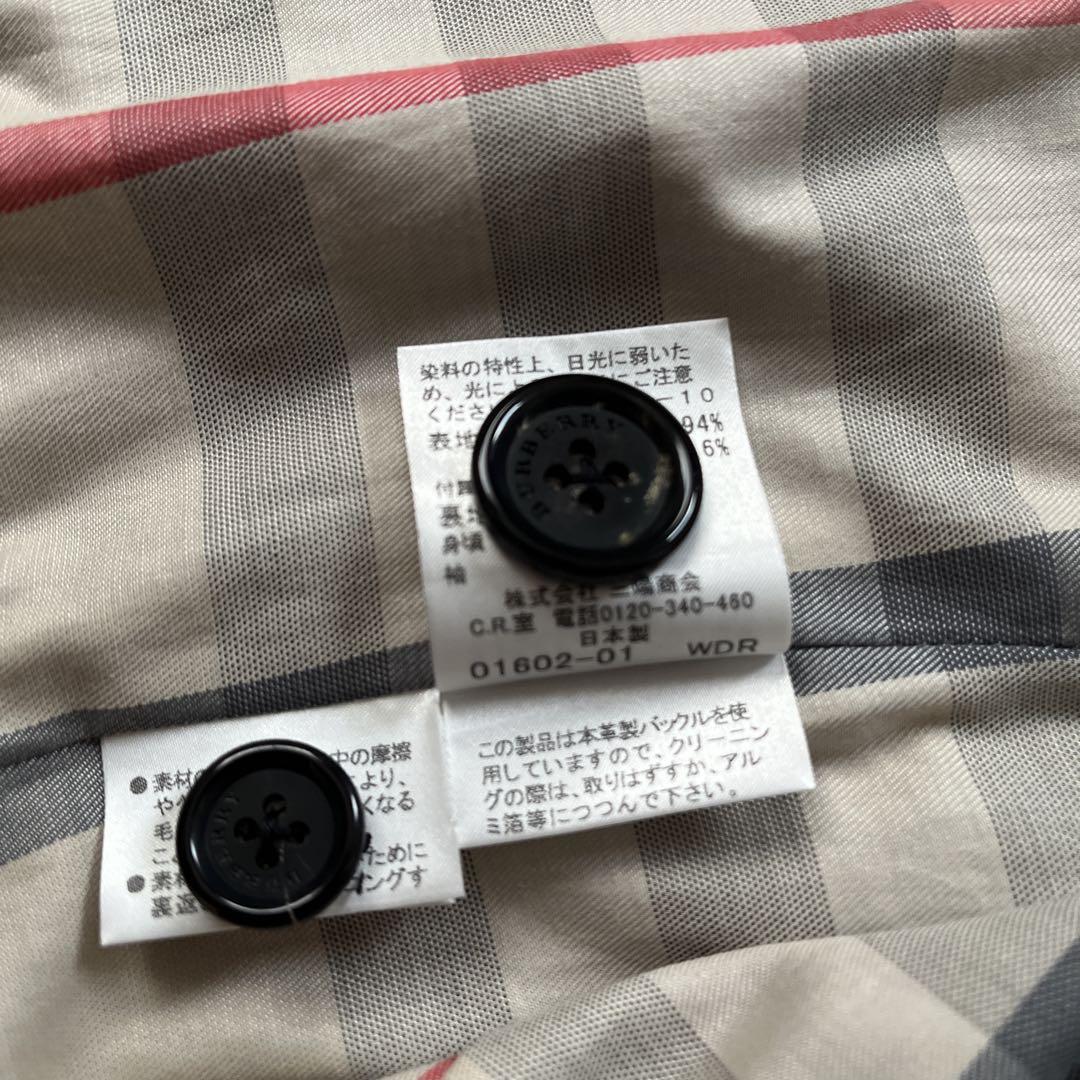 BURBERRY パープル トレンチコート 38