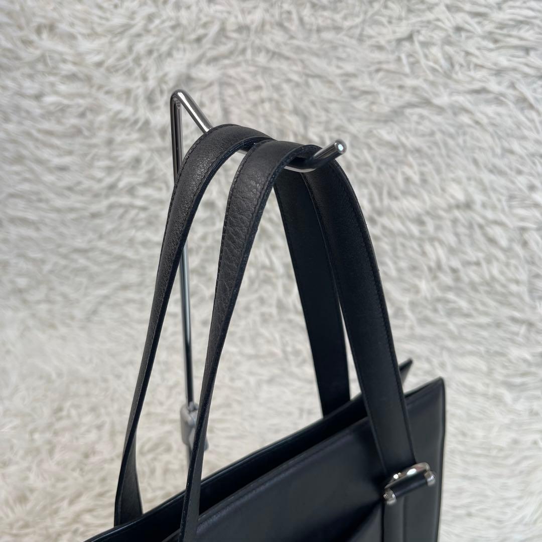 極美品✨Cartier カルティエ ハンドバッグ カボション トート ブラック 極美品✨Cartier カルティエ ハンドバッグ カボション トート ブラック