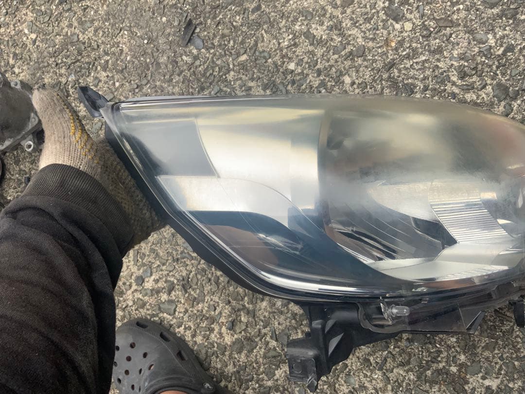 金具損傷　スレ跡　デイズルークス DBA-B21A 左右セット　ヘッドライト X