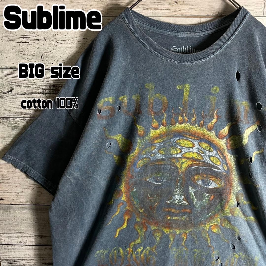 Sublime サブライム　サンデザイン Tシャツ 　ダメージ ボロTEE