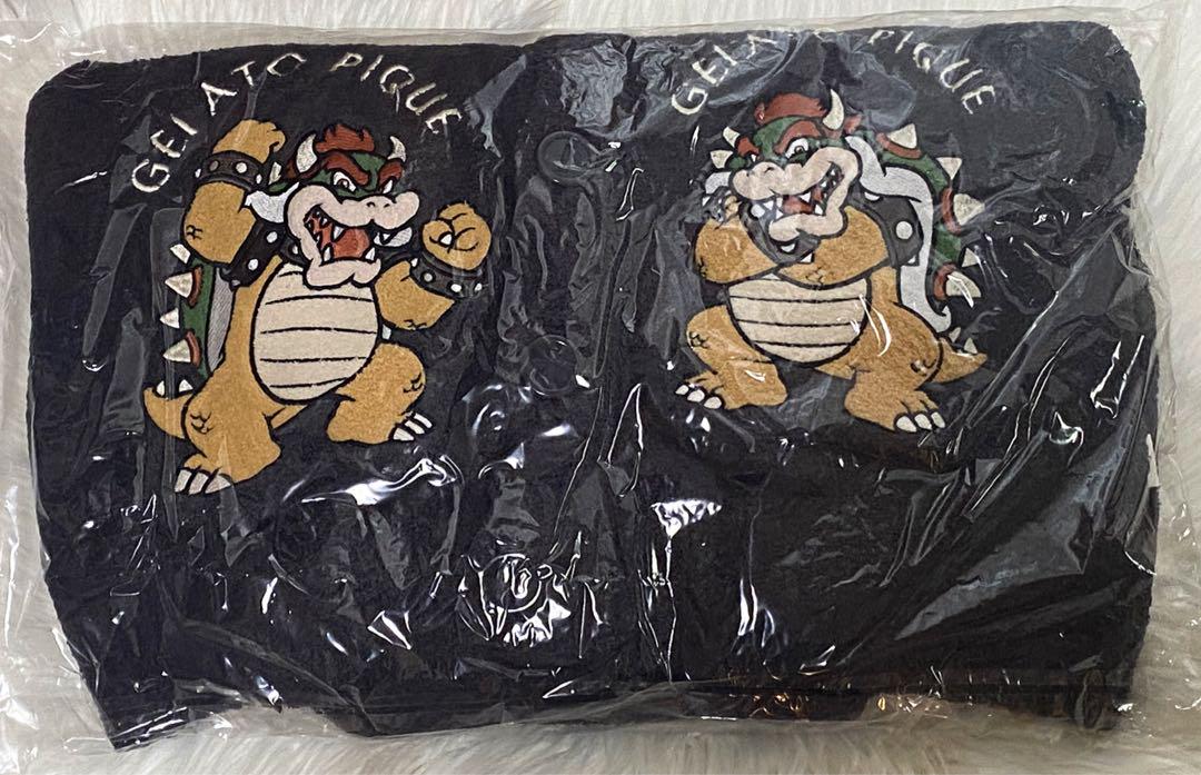 新品★スーパーマリオ★ベビモコジャガードショールカーディガン★クッパ★M～L