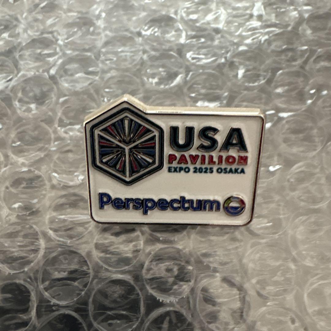 【超レア】万博2025 アメリカ館　非売品 ピンバッジ｜Perspectum 製