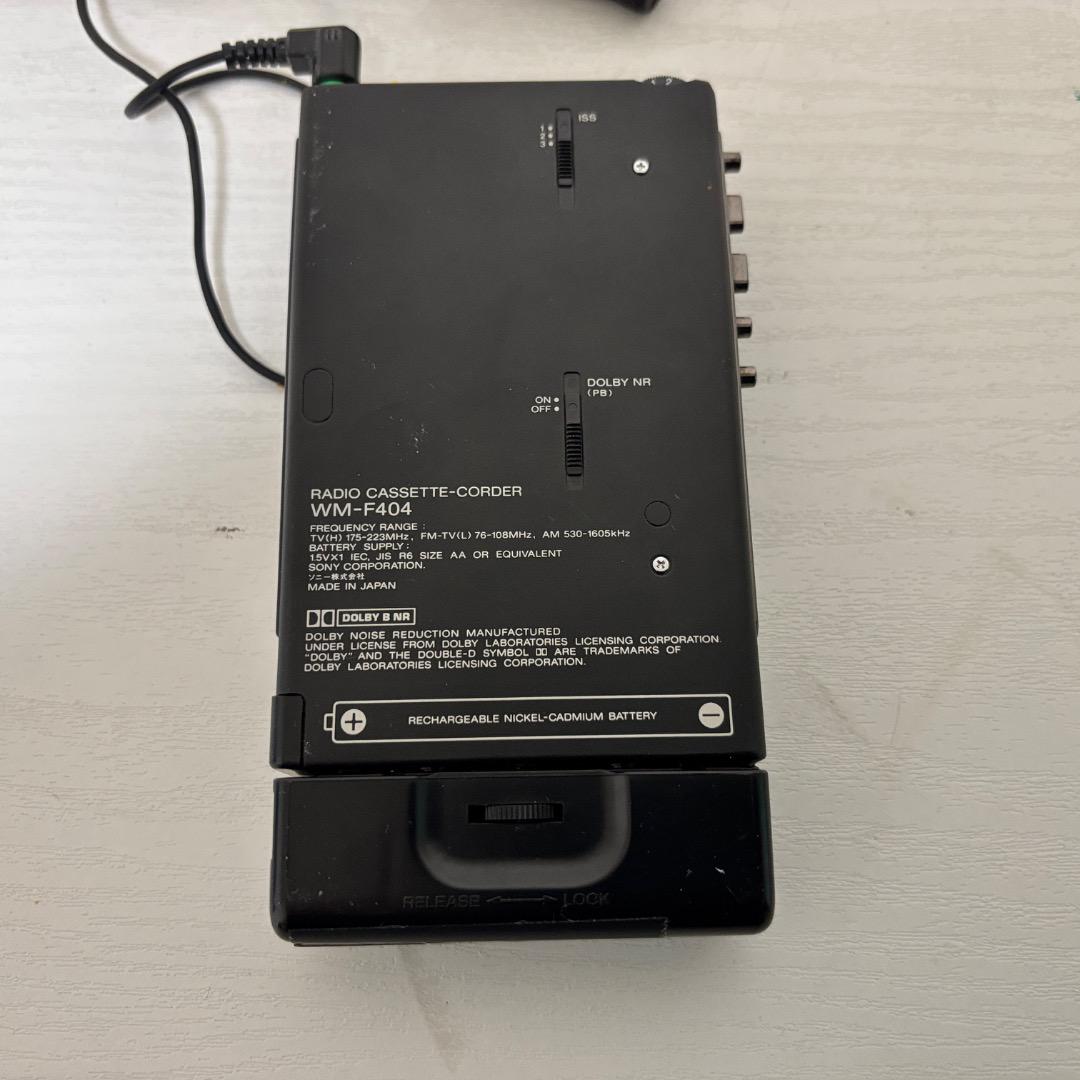 SONY ウォークマン WM-F404 ラジオ付 カセットプレーヤー ジャンク品