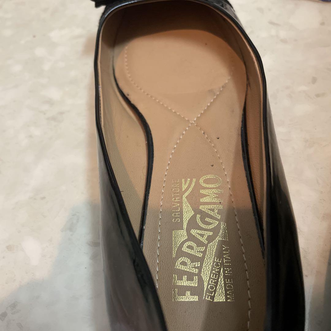 ☆美品☆Ferragamo バレッタリボン パンプス