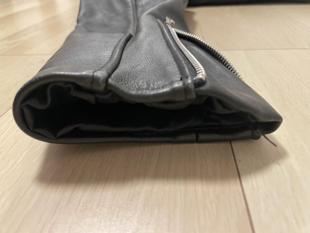 Schott 34サイズ　黒 レザー シングルライダースジャケット