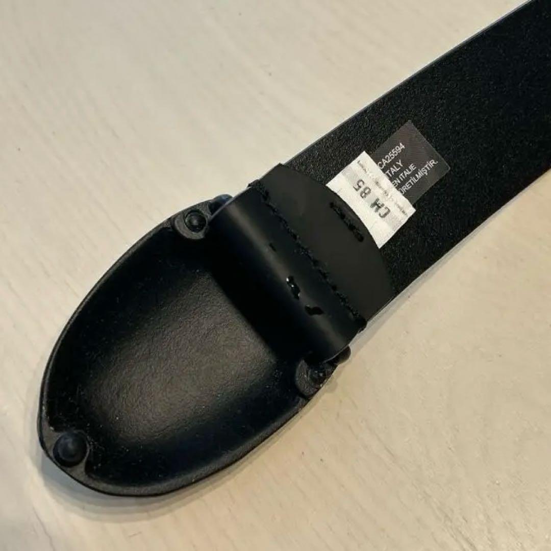美品‼️ディーゼル ベルト ラバー ブラック サイズ85 DIESEL