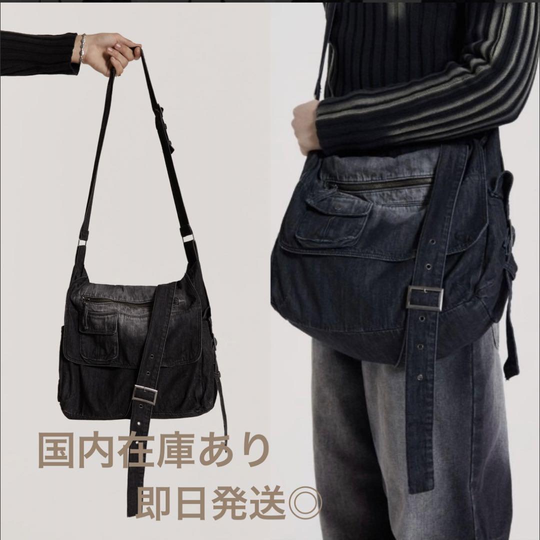 JADED LONDON☆デニムメッセンジャーバッグ 日本未入荷☆ JADED LONDON デニム メッセンジャー バッグ