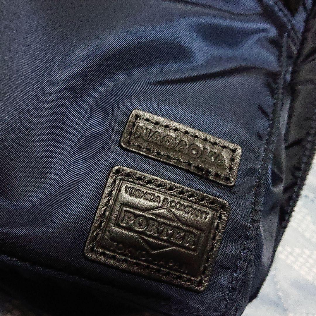 PORTER nagaoka コラボ ショルダーバッグ ネイビー