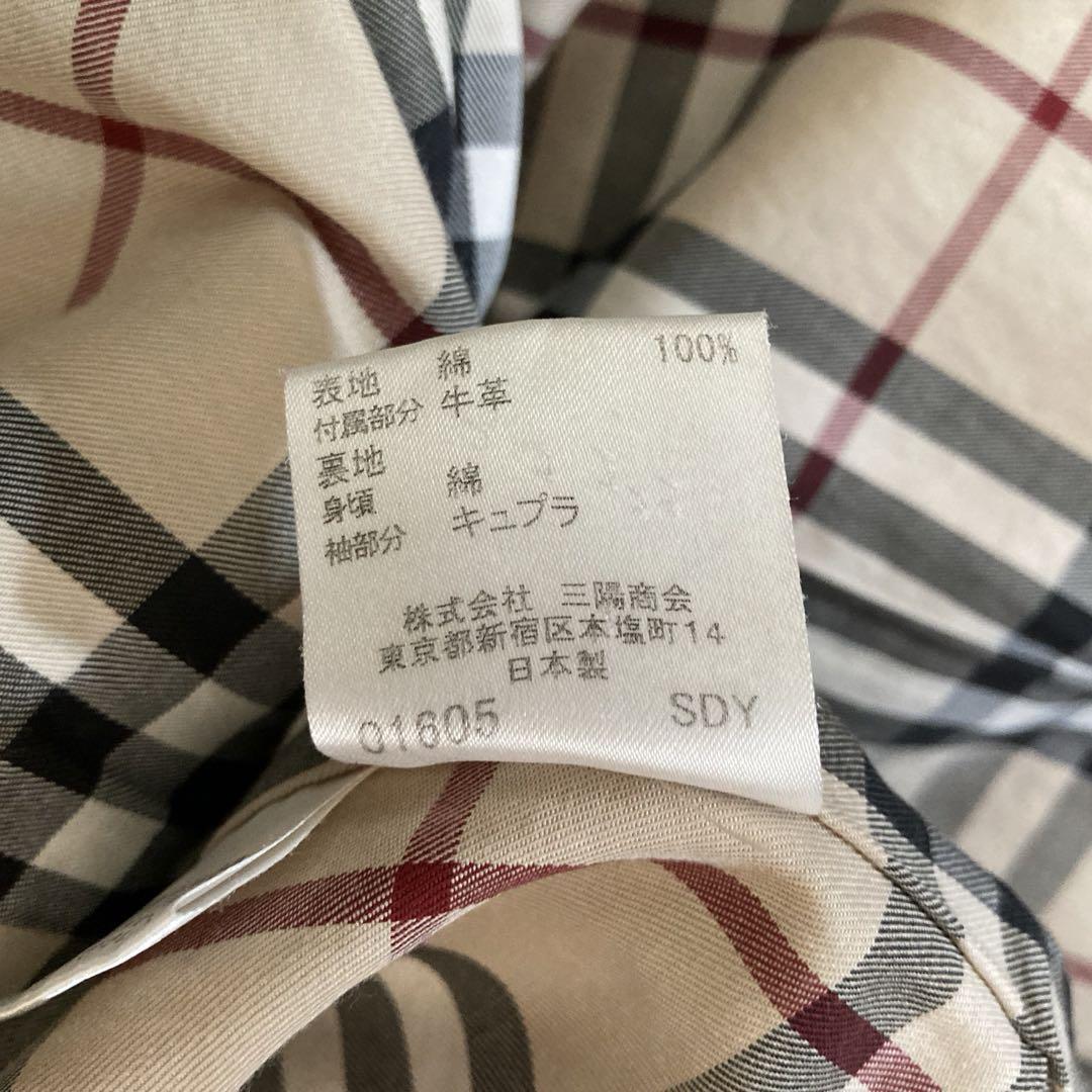 【美品】バーバリーロンドン トレンチコート ライナー ノバチェック ベージュ L