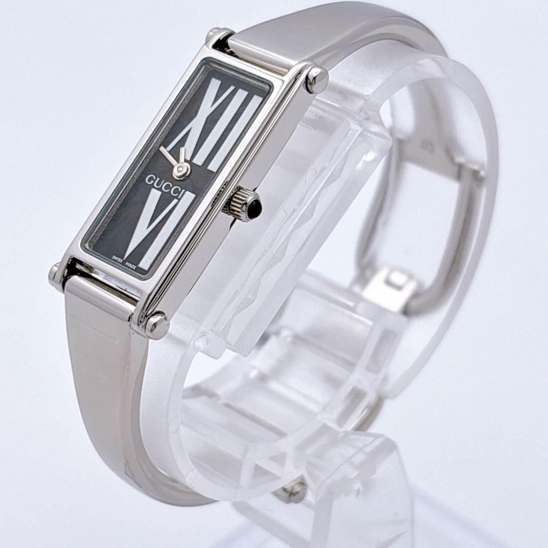 半額ストア Sサイズ【美品・電池新品】GUCCI 1500L ローマン フラワー 時計