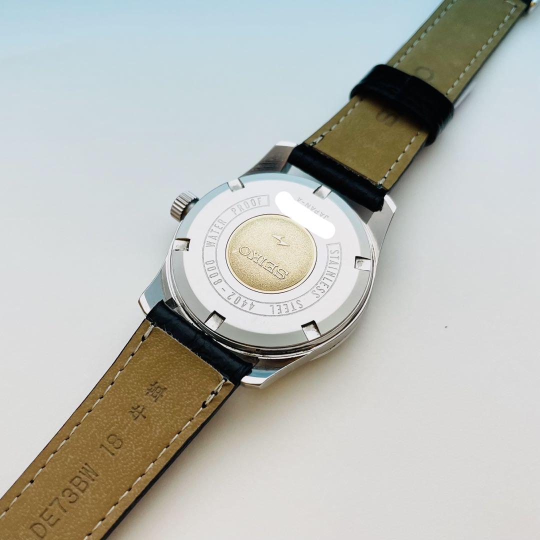 【極上品】キングセイコー 44KS 良好稼働品 新品革ベルト 4402-8000
