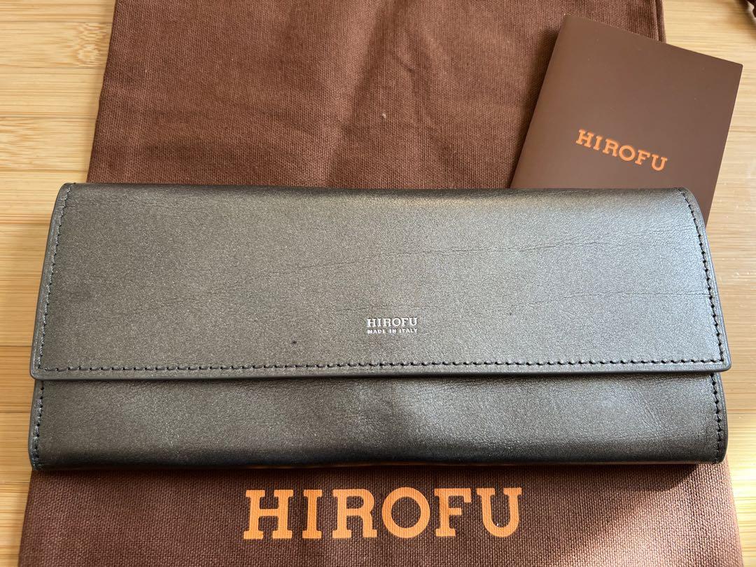 【ほぼ未使用】HIROFU ヒロフ ジョルナータ長財布 メタリックカラー