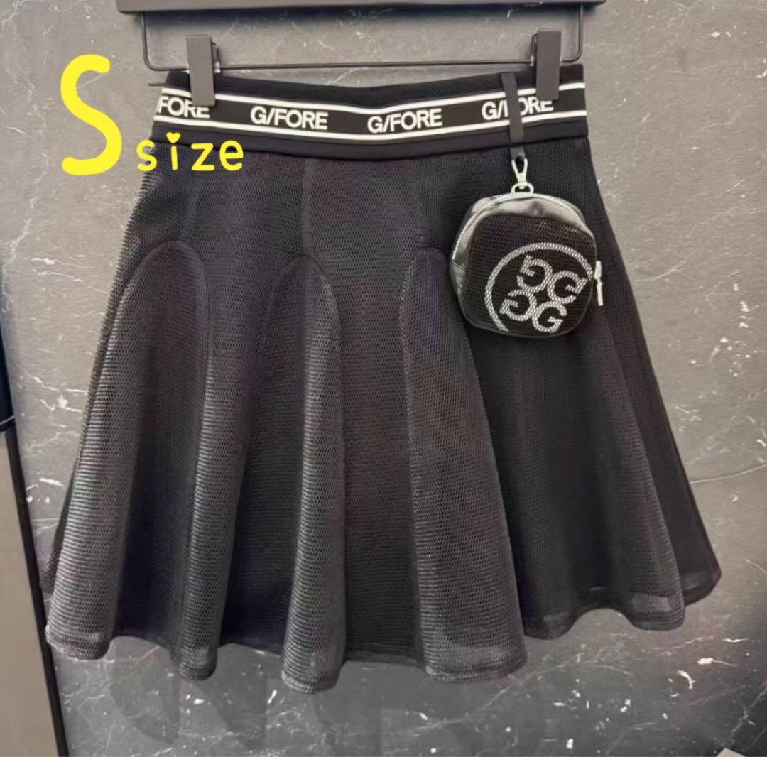 ジーフォア ゴルフ G/FORE スカート Sサイズ ブラック