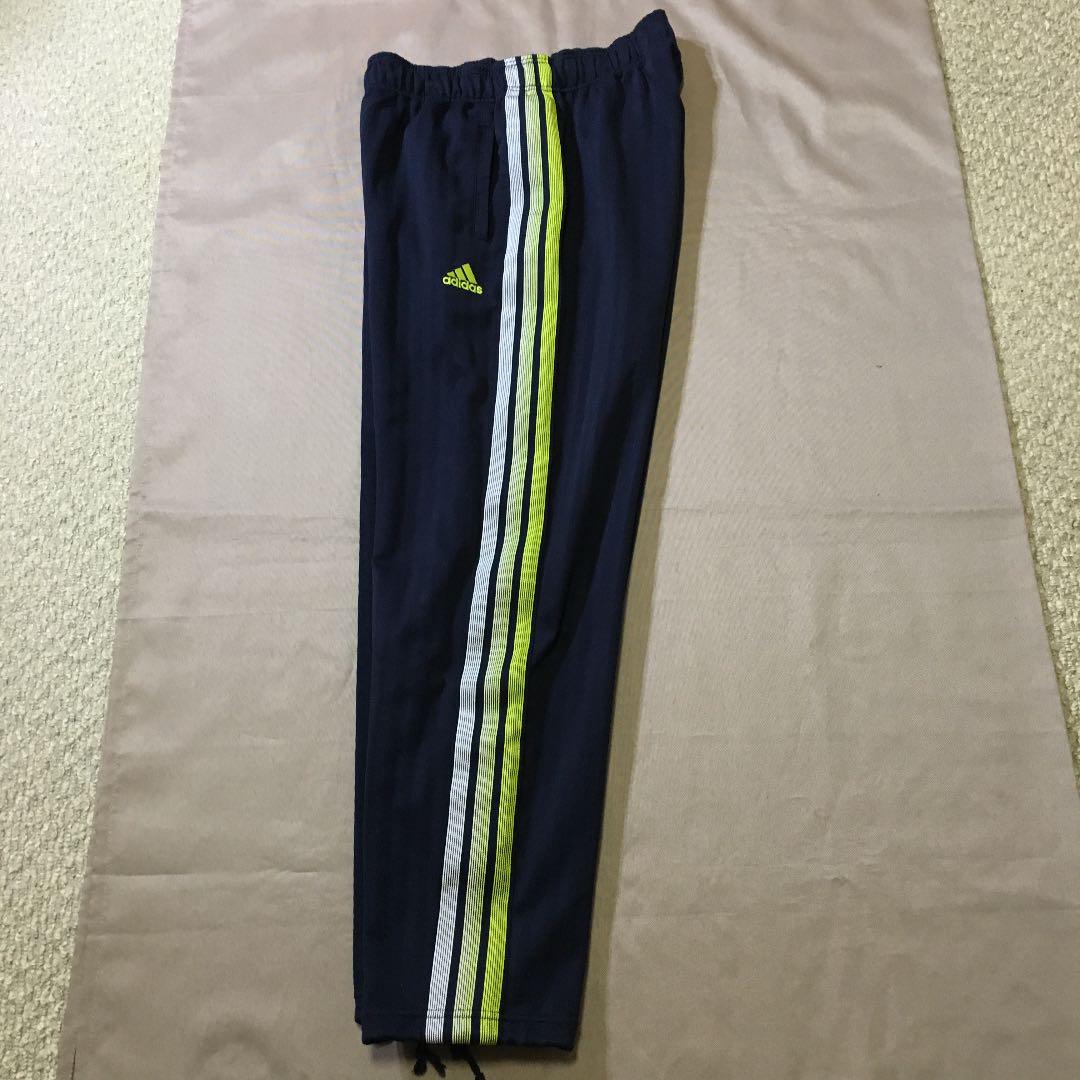 Adidas アディダス ジャージ メンズ パンツ ｌ 下 ネイビー イエロー系 メルカリ