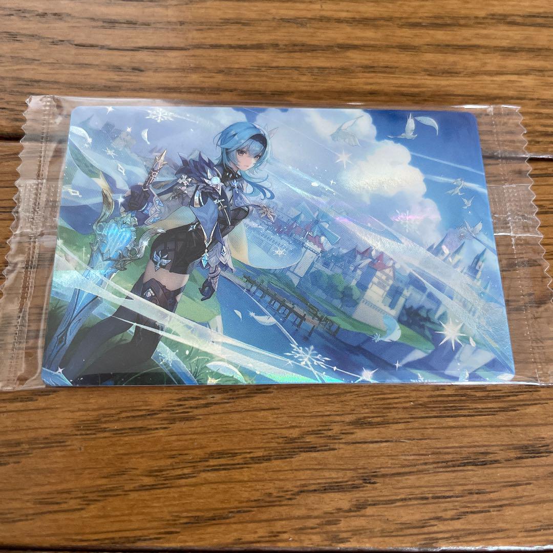 【2025新春福袋】 レア 原神ウエハース2 エウルア キービジュアル カード バンダイ その他