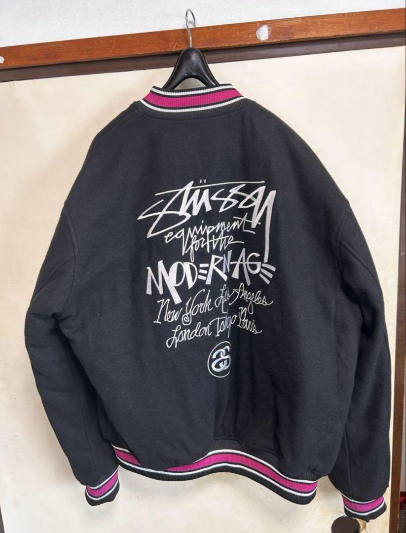 stussy varsity jacket スタジャン