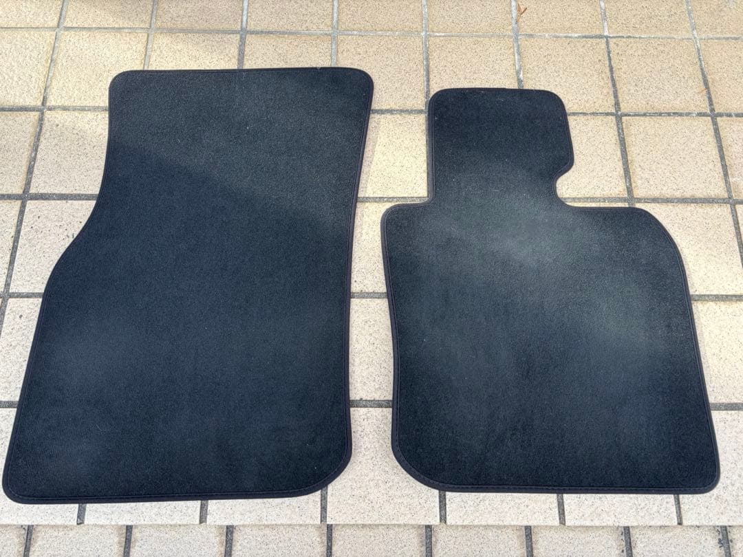 MINIF55純正ラバーマット ブラック 2枚と純正マット4枚の6枚セット BRIGHTFACE_UK