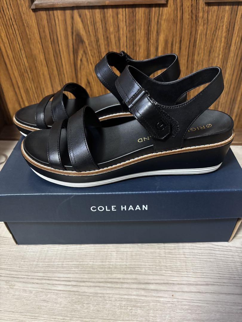 COLE HAAN ブラック サンダル