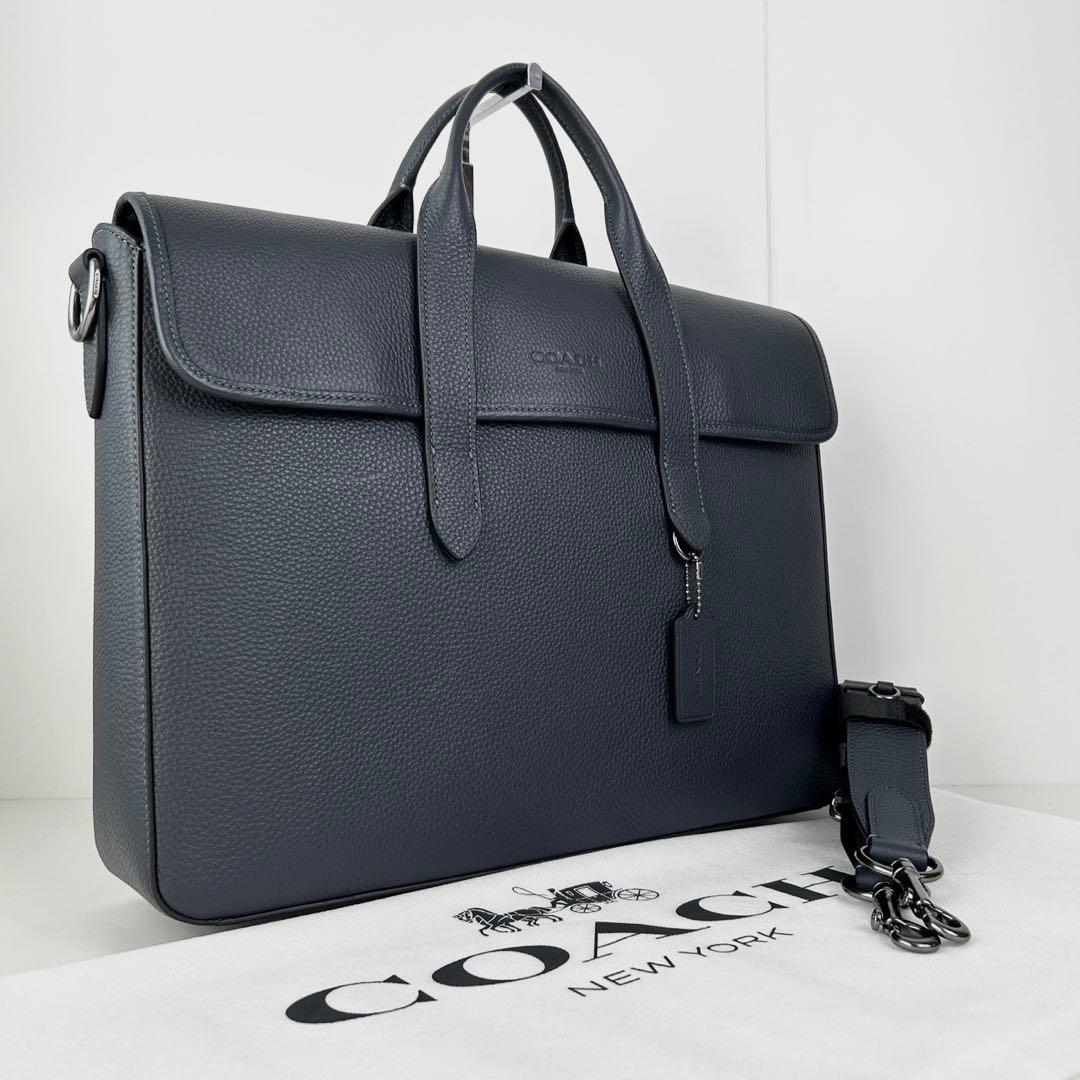 ✅【美品】定価12.1万 メンテ済み コーチ ビジネスバッグ COACH レザー ✅【美品】定価12.1万 メンテ済み コーチ ビジネスバッグ COACH レザー