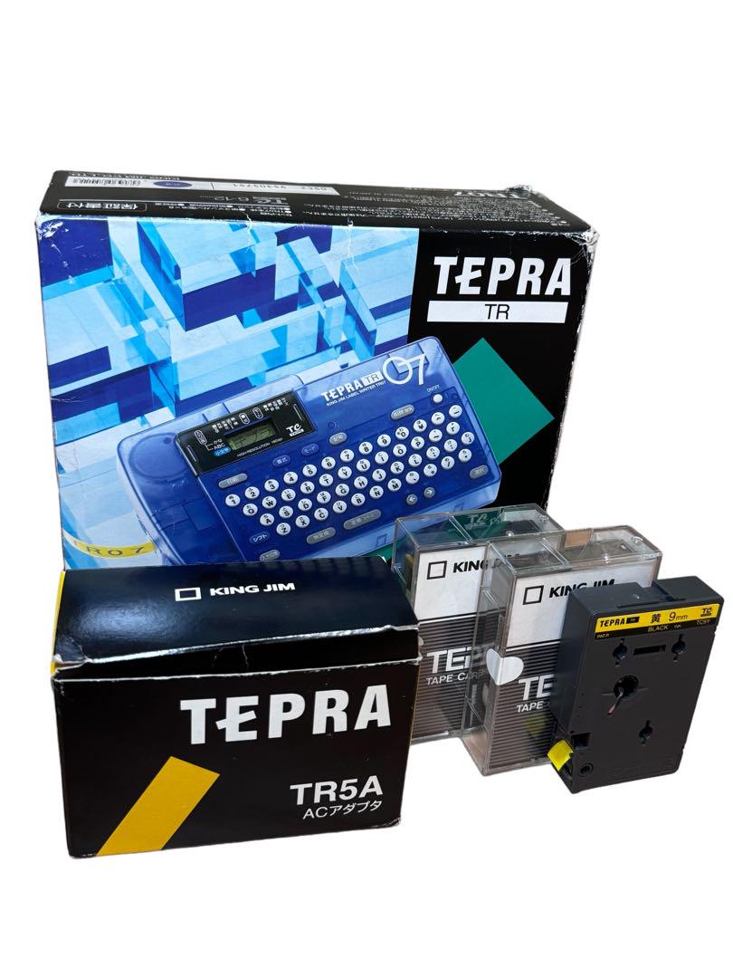 美品TEPRA TR07 テプラ KINGJIM 名前シール