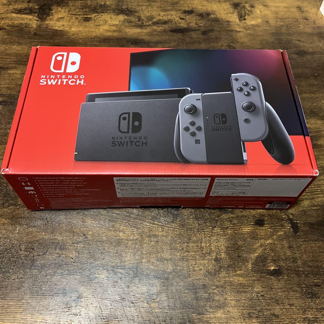 【未使用】Nintendo Switch グレー 本体 ジョイコン付き Nintendo Switch 本体 グレー 未使用