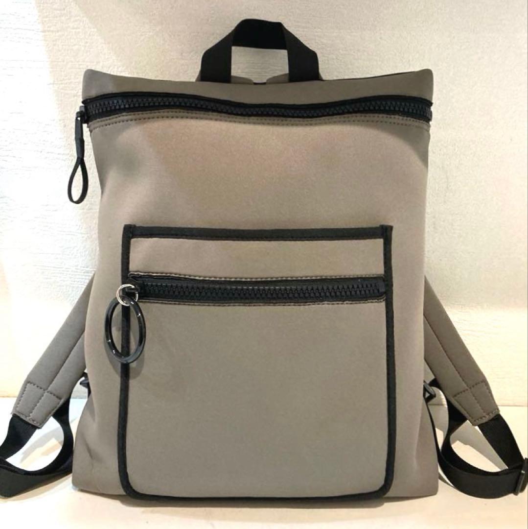 【美品】PAPILLONNER WETラインリュック グレー 【美品】PAPILLONNER WETラインリュック グレー