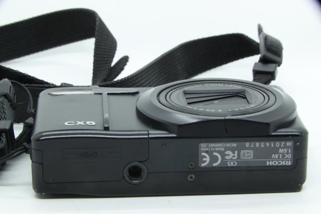 【N2019】 RICOH CX5 ブラック 充電器付属 リコー
