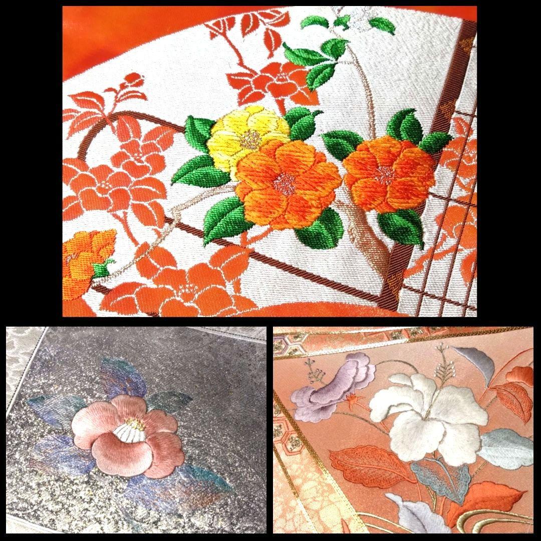 155★美品★正絹刺繍柄名古屋帯37本(本金箔二重織等)★着物/着付け/和装★ 155★美品★正絹刺繍柄名古屋帯37本(本金箔二重織等)★着物/着付け/和装★